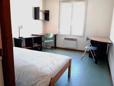 studio meublé 19m² dans résidence étudiante le LAUREAT avec gardien et wifi